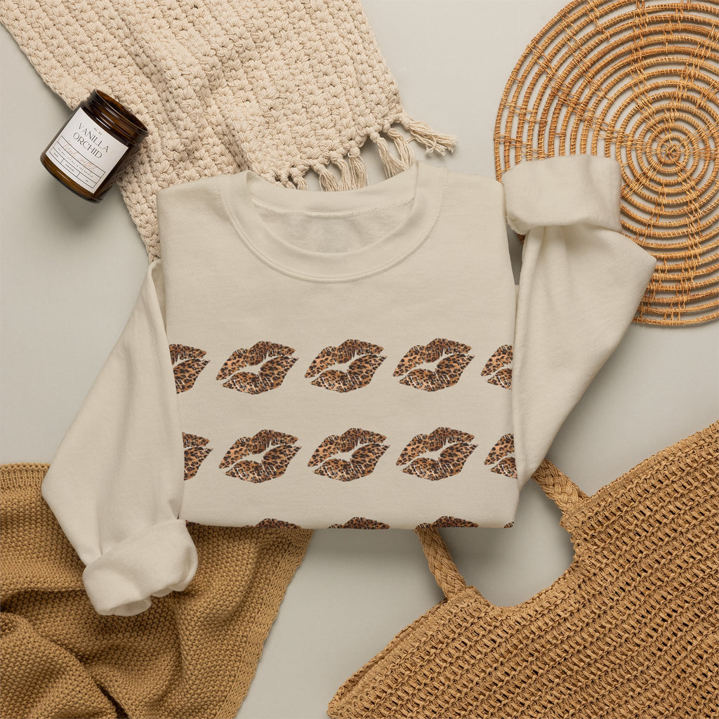 Cheetah Kiss Crewneck Sweatshirt