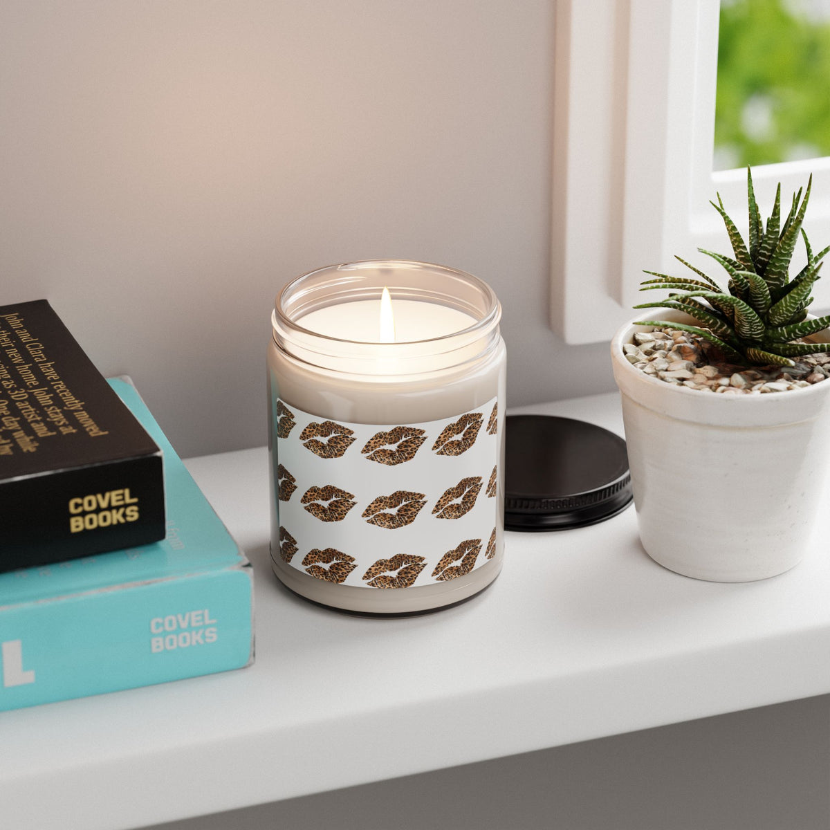 Cheetah Kiss Scented Soy Candle — 9oz Aromatherapy Jar