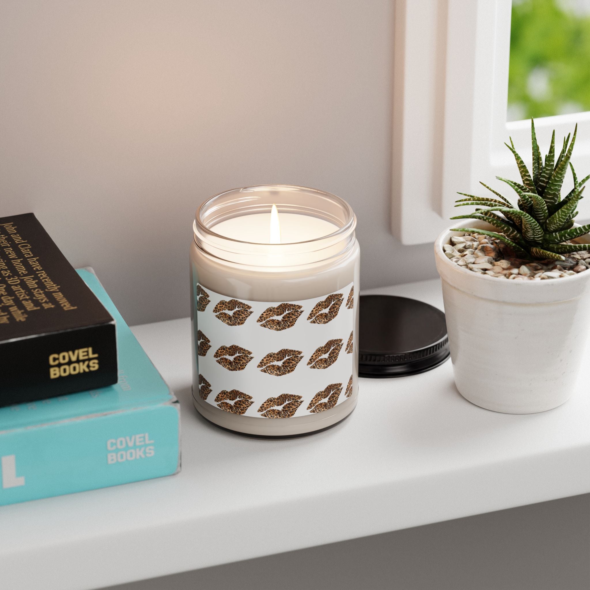 Cheetah Kiss Scented Soy Candle — 9oz Aromatherapy Jar