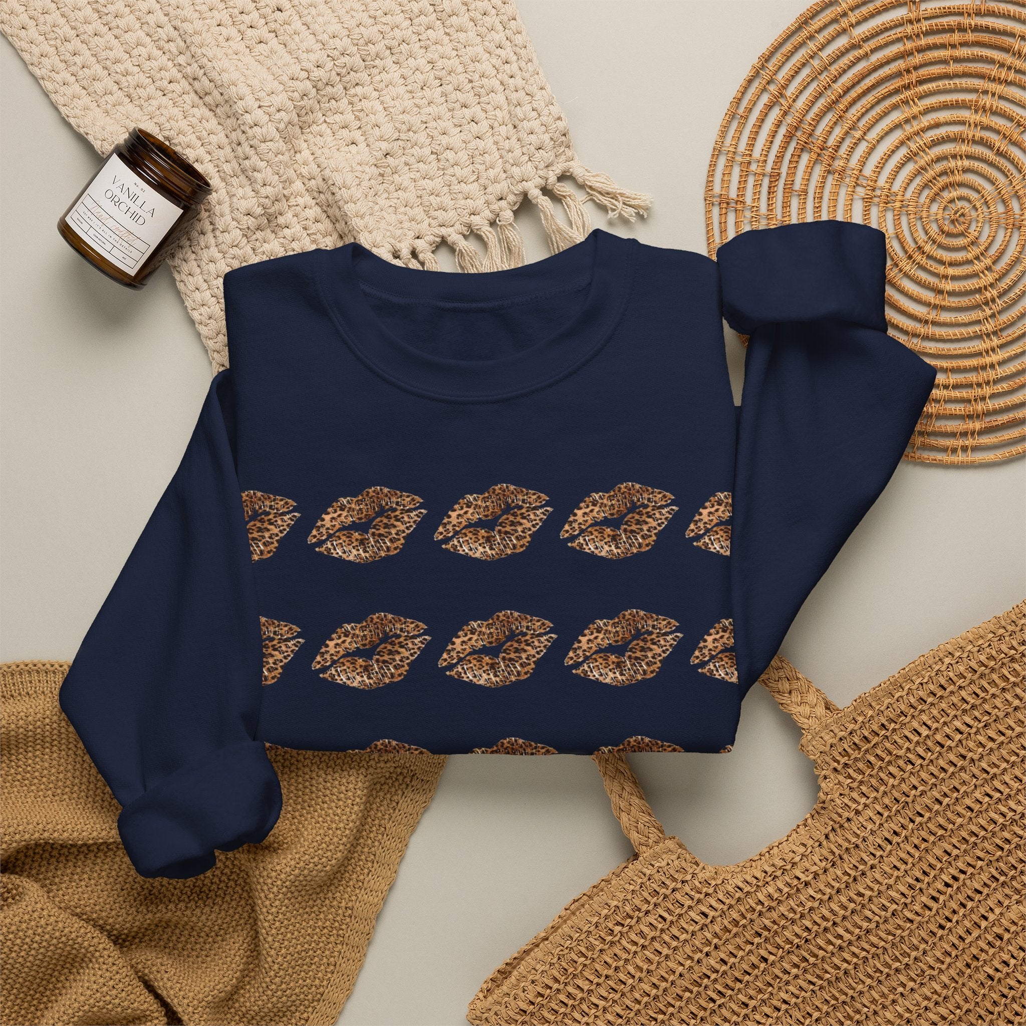 Cheetah Kiss Crewneck Sweatshirt
