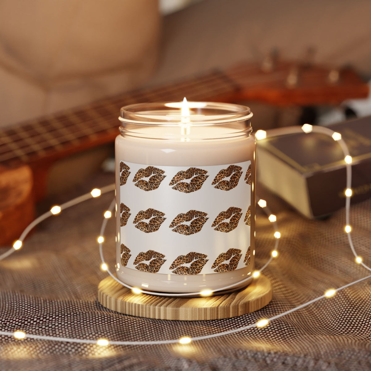 Cheetah Kiss Scented Soy Candle — 9oz Aromatherapy Jar